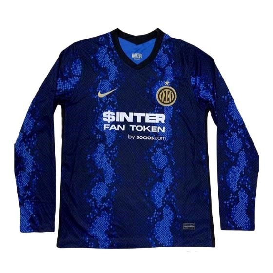 Tailandia Camiseta Inter Milan 1ª Kit ML 2021 2022